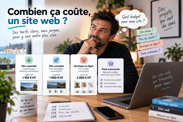 Combien coûte un site web pour un artisan ou un indépendant ?